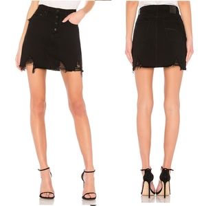 NOBODY Distressed Skirt Size 25